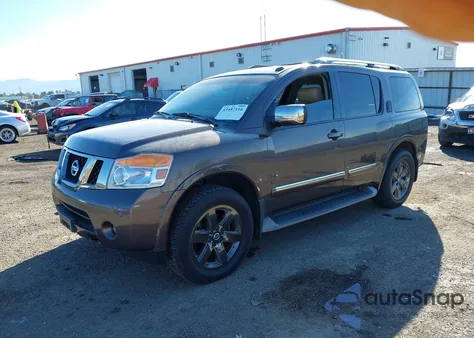 2014 Nissan Armada Platinum from USA, damaged, VIN 5N1AA0NE3EN603035